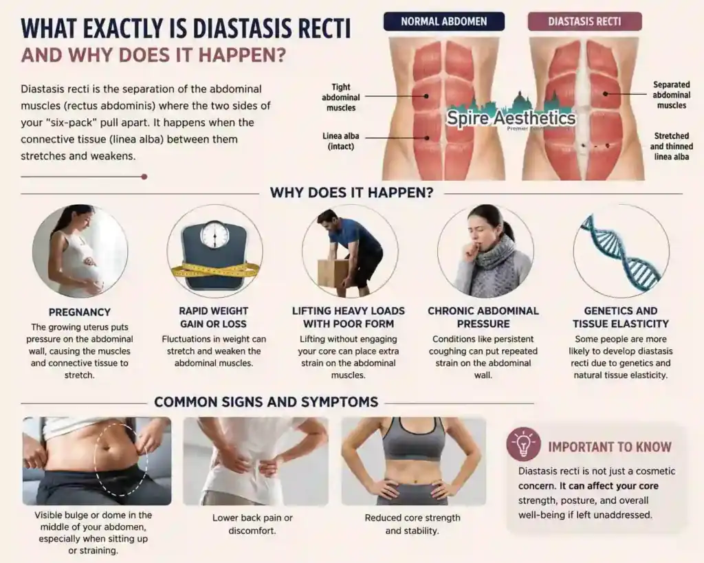 What Exactly Is Diastasis Recti and Why Does It Happen London?
