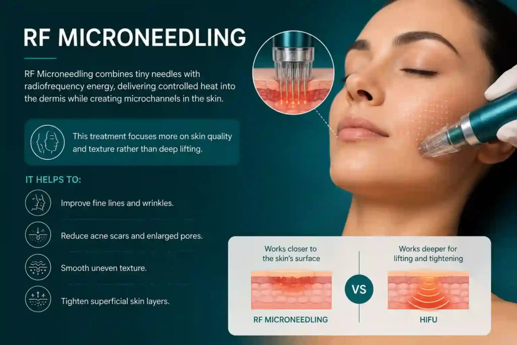 What Does RF Microneedling Do That HIFU Alone Cannot London