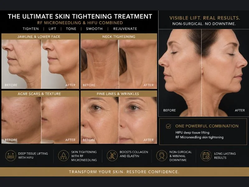 Results of combined treatment for the ultimate skin tightening treatment London
