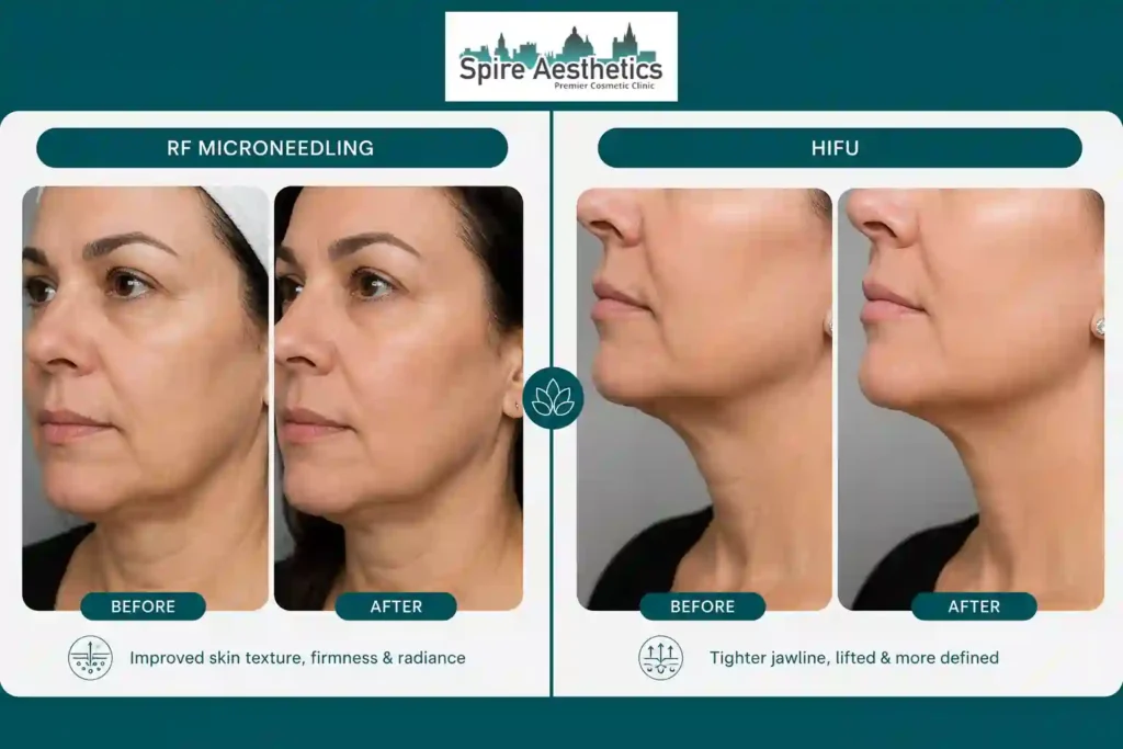 Can RF Microneedling and HIFU Be Combined London?