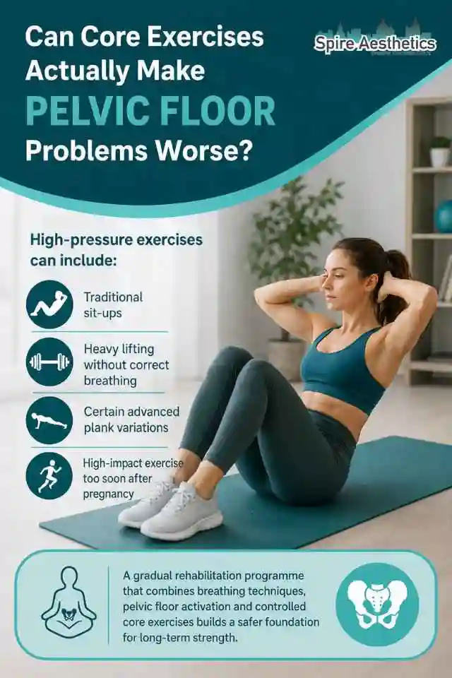 Can Strengthening Your Core Alone Actually Make Pelvic Floor Problems Worse London?